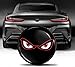 Price comparison product image Biomar Labs Rear Trunk Tuning Badge 74mm Compatible with BMW Emblem Bonnet Boot 51148219237 Eyes Black EZ 11