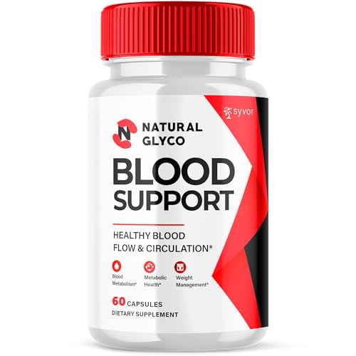 Natural Glyco Capsules - Natural Glyco Blood Support Pills Advanced Formula Vitamin Supplement - NaturalGlyco Health and Wellness Support Daily Capsule with Maximum Strength Ingredients (60 Servings)