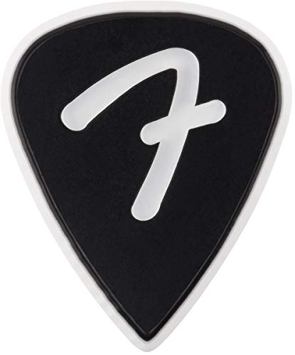 Fender® F-Grip 351 Médiators – Noir (Pack de 3) - Les Beatles, Paul McCartney, John Lennon, RIngo Starr, George Harrison Fender® F-Grip 351 Médiators - Noir (Pack de 3)