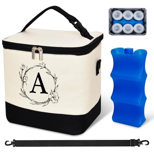 Image of Anverion Cooler Bag with Ice Pack, Cooler Travel Bag with Shoulder Strap