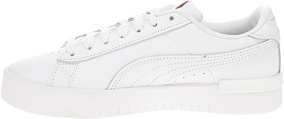 PUMA Womens Jade Court Lace Up Sneakers Shoes Casual - White - Image 3