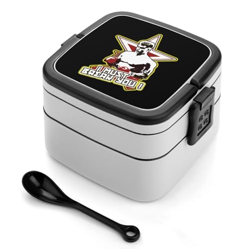 弁当箱 ロッキー ランチボックス 二段 お弁当箱 おべんとう箱 ランチケース 大人用 子供用 学生 仕事 通勤 1000ml