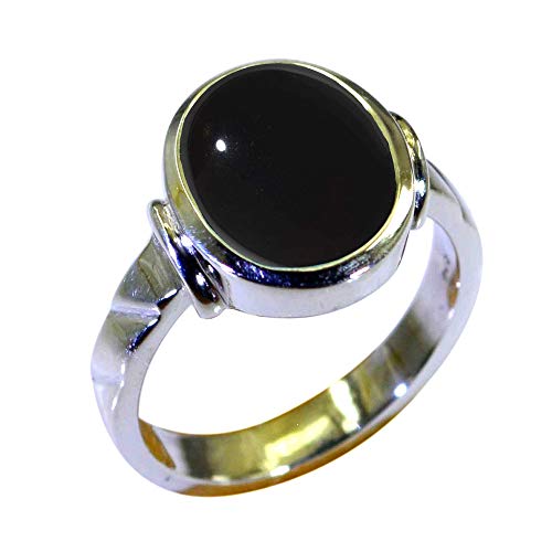 Image of 55Carat Choose Your Color Natural Gemstone Sterling Silver Statement Rings Oval Shape Handmade Sizes 5-12