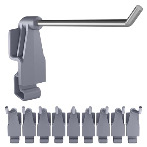 TROPEK 10,2 cm Drahthaken [10 Stück] Modell 113 für Werkzeugwandorganisation von Ringmaulschlüsseln, verstellbaren Schraubenschlüsseln, Hammern, Pinseln, Waren und mehr, kompatibel mit Wandsteuerung