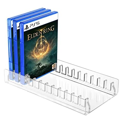 CaSZLUTION PS5 Game Storage Organizer Stand Cover