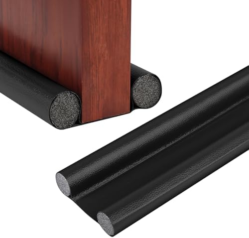 Dricar Door Draught Excluder, 96cm Double Sided Door Draft Stopper Bottom Door Draft Blocker