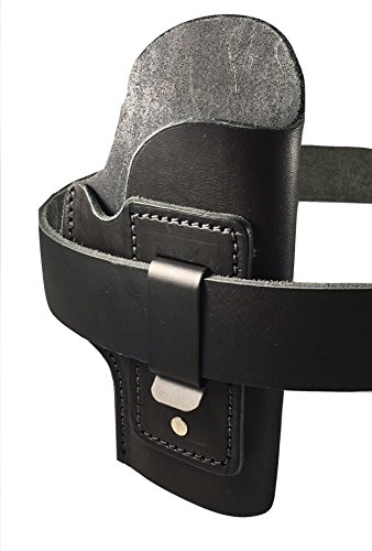 Dangerous Threads Concealed Carry Weapon Belt (CCW) - Mens Heavy Duty Black Leather Gun Belt 1 1/2" Wide2
