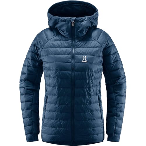 Haglofs Damen Spire Mimic Hood Women Jacke, Blau (Tarn Blue/Frost Blue), L