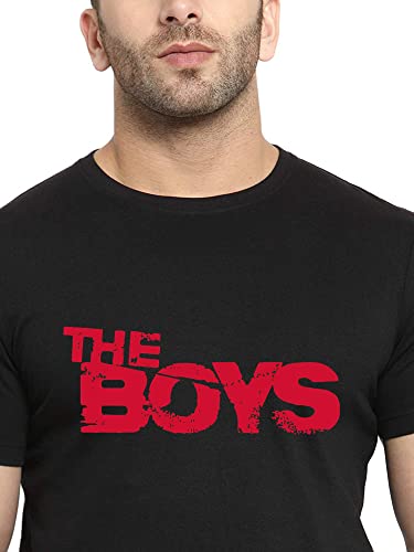 Image of Mens Cotton Printed T-Shirt The Boys
