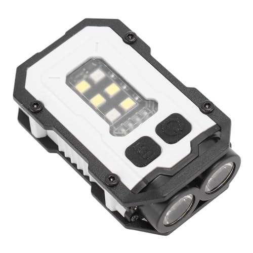 Tomantery EDC Flashlight, COB Side Light Mini Pocket Keychain Flashlight 300LM Dual LED IPX4 Shockproof for Outdoor