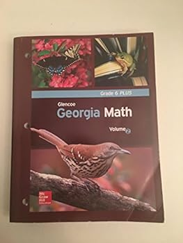Paperback Glencoe Georgia Math Volume 2 Grade 6 Plus Book