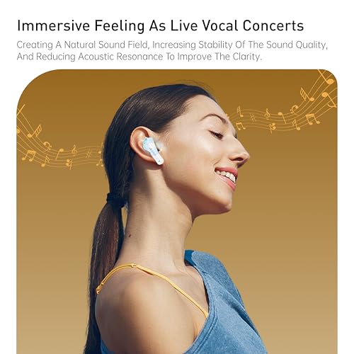 Image of APES Blaze Wireless Bluetooth TWS,10mm Dynamic Drivers,10 Minutes Charge 3 Hours Play, 5.5 Hours Playback, v5.4 Bluetooth Earbuds (White)