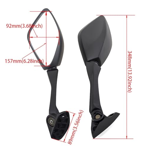 Espejo retrovisor motocicleta para Suzuki GSX250R y Gixxer SF150 repuesto original de moto 4