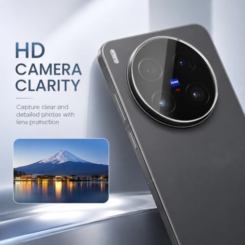 Image of ArmourPro Tempered Glass and Clear Camera Lens Protector for Vivo X300 Ultra, Edge to Edge Screen Guard, Anti-Bubble, Scratch Resistant, Anti-Fingerprint, Installation Kit | Clear