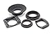vhbw 5X Set d'oeilleton en Caoutchouc Compatible avec Nikon D500, D700, D800, D800E, D810, D810a, F100, F3, F3HP, F4, F5 Appareil Photo Reflex DSLR