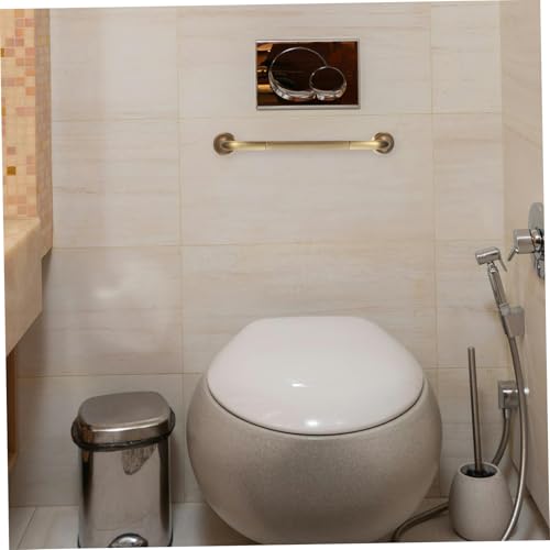 Barra de apoyo para baño antideslizante pasamanos de cobre dorado de seguridad 8
