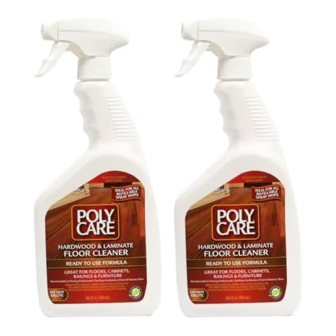 Hardwood Floor Cleaner Refill Spray - 32 oz (2 Pack) - Fresh- Refill for Spray Mops - Residue-Free Floor Cleaning Solution for Wood or Laminate Floors Cover