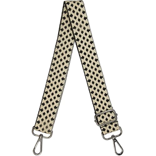 Image of Duwi Wide Handbag&Purse Strap Jacquard Woven Guitar Style Replacement Strap Multicolor Canvas Adjustable Crossbody Bag Strap