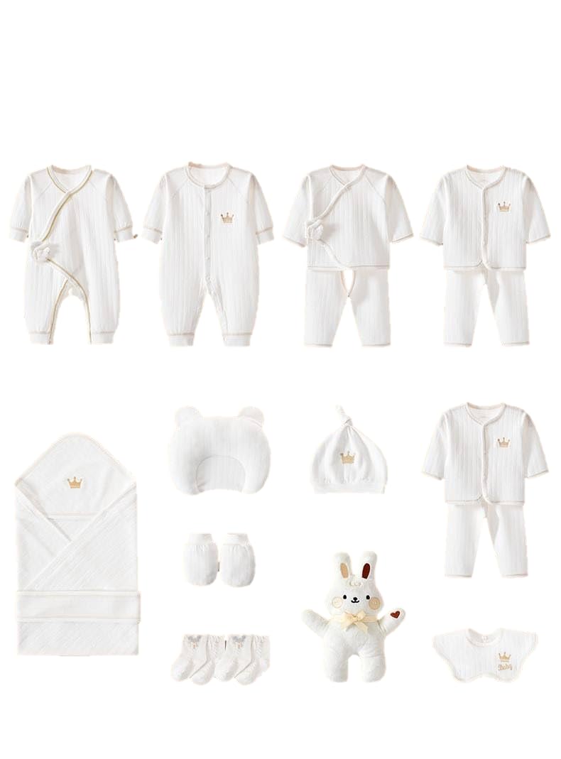 Passt! Baby Kleidung Set komplett Geschenk-Set Mädchen Junge Neugeborene Erstausstattung 20 Stück 100% Baumwolle 0-3 Monate