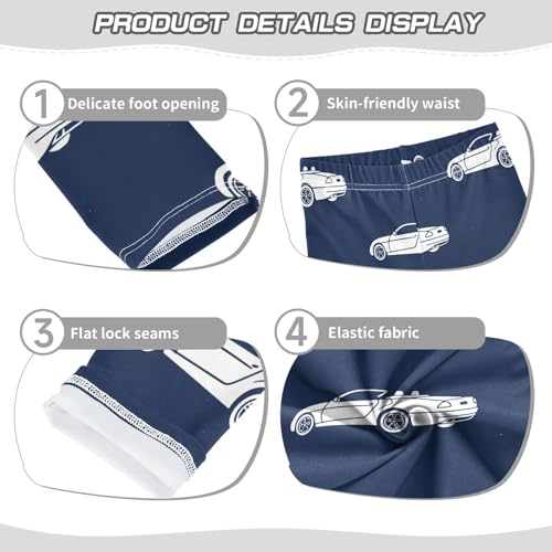 Girls' Leggings Car Blue Kids Yoga Tights Pants 1 Pack 23023133