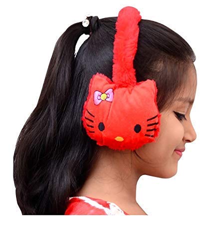 shyam creation ( PACK OF 2 kitty Winter Outdoor Wear Adjustable Size Ear Muffs/Warmer for Kids, Girls and Women random colour-picture-18