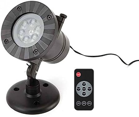 Outdoor Waterproof Pattern Lamp Lianshi 12 Kinds of Exchangeable Pattern Snowflake Projection Lamp LED Card Lawn Lamp Garden Lamp with Remoter Control