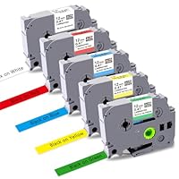 ITALY'S CARTRIDGE - Cassetta Nastro Tz-243 Tze-243 Laminato Compatibile - Foto 13