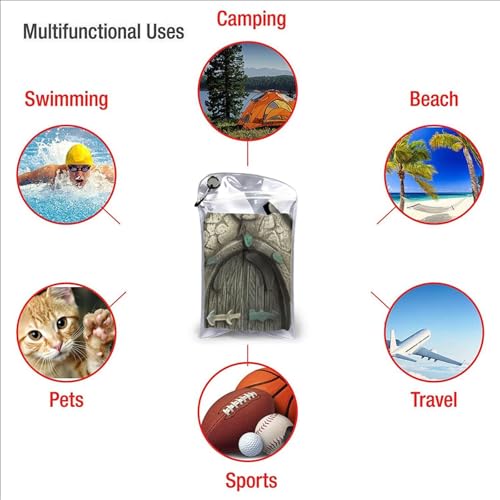 Serviette de plage gothique douce en microfibre de qualité supérieure - 7