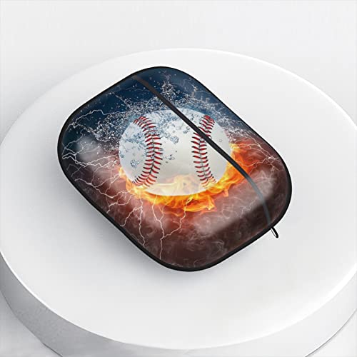 Baseball Art Earphone Case For Airpods Pro Case, Baseball Lover Shockproof Protective Case Cute Cover With Portable Keychain, Compatible With Apple Airpods Pro Case For Women Men Girls Boys #TOP4