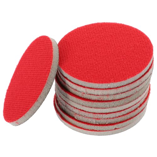 BESTonZON 10pcs Bowling Sandpaper Kit Multipurpose Polishing Discs for Cleaning Grit Range and Efficient Abrasive Pads for Bowling Supplies and Woodworking