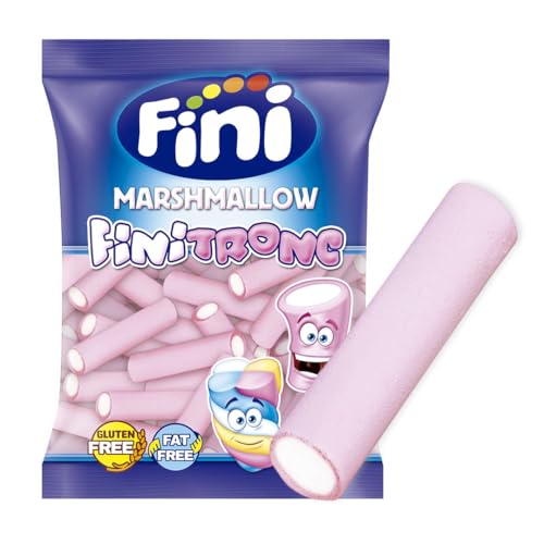 iChuches | Marshmallow Fini - Finitronc | Nubes de diferentes formas - 125 Unidades | Ideal para Celebraciones, Cumpleaños, Mesas Dulces, etc. (Nubes Rosas)