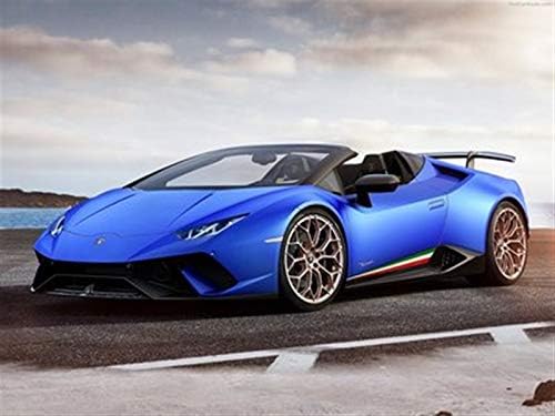 Lamborghini Huracan Performante Spyder 2019 Poster 18" X 24" - Lamborghini Huracan Performante Spyder 2019 Print