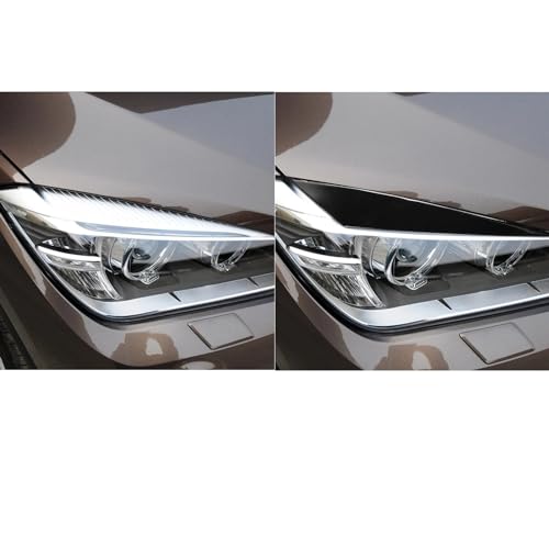 Paupières de phares auto BMW X1 E84 sourcils et yeux noir