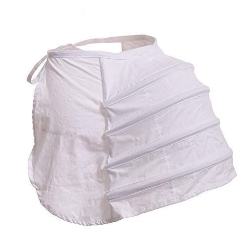 GRACEART Womens Victorian Bustle Hoop Skirt Crinoline Cage Pannier
