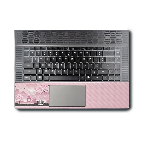 Image of MightySkins Carbon Fiber Skin Compatible with Alienware X16 R1 (2023) Full Wrap Kit - Cherry Blossom Dream | Protective, Durable Textured Carbon Fiber Finish | Easy to Apply | Made in The USA