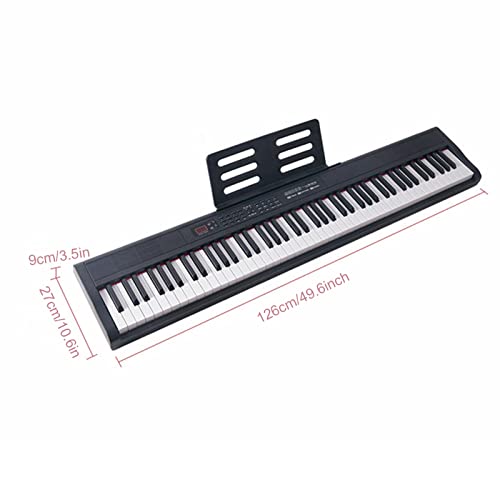 Piano numérique 88 touches pleine grandeur avec touches dynamiques clavier électrique clavier portable support de piano Bluetooth MIDI for débutants adultes enfants inclus support, pédale de sustain - Les Beatles, Paul McCartney, John Lennon, RIngo Starr, George Harrison Piano numérique 88 touches pleine grandeur avec touches dynamiques clavier électrique clavier portable support de piano Bluetooth MIDI for débutants adultes enfants inclus support, pédale de sustain – Image 8