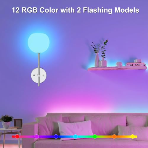 Image of Battery Wall Sconce Set of Two S71 (Chrome, 2-Lights)