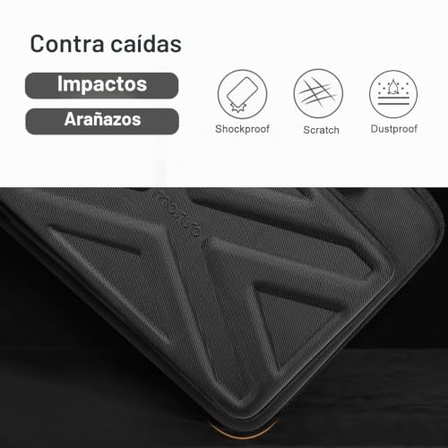 Funda de portátil 15,6 pulgadas para evitar arañazos con bandolera ajustable de transporte 5