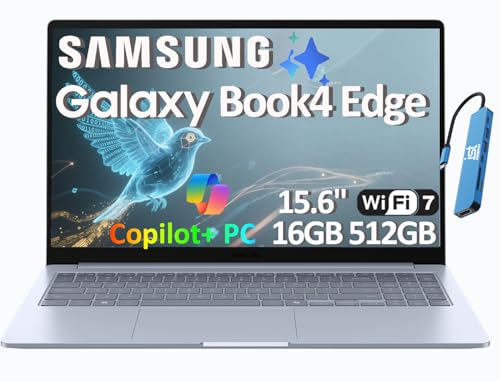 Samsung Galaxy Book4 AI Business Laptop (15.6' FHD Anti-Glare, Snapdragon X ( i7-1255U), 16GB DDR5,...