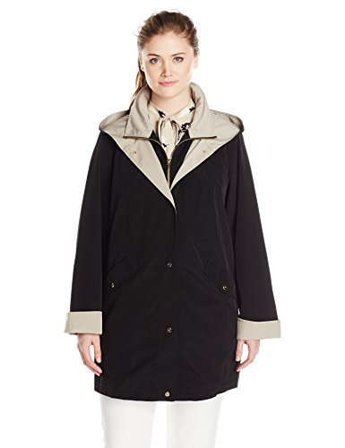 Jones New York Women's Plus-Size Raincoat Topper