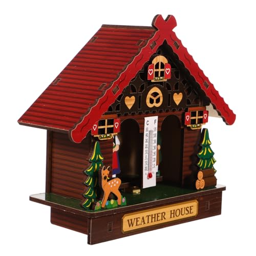 UKCOCO Barómetro Termómetro De Pared Para Interiores y Exteriores Con Termómetro Para Nevera y Higrómetro Para Jardines y Patios