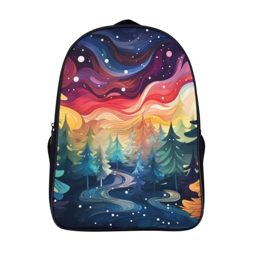 Mochila escolar kindergarten Aurora con diseño 3D impermeable de 40x28x16cm para guardería