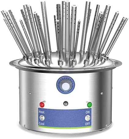 Electric Lab Glassware Dryer, Airflow Drying Rack with 3 Air Duct Sizes, Adjustable 40-120°C, 2m/s Wind Speed, No Water Stains - Ideal for Test Tubes & Beakers