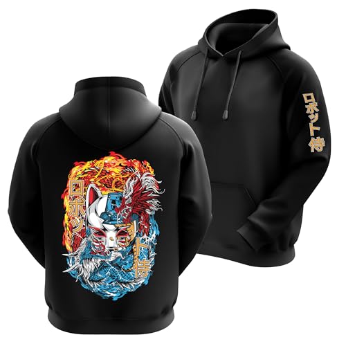 Image of fanideaz Mens Cotton Anime Sleeve Printed Hooded Sweatshrits for Men