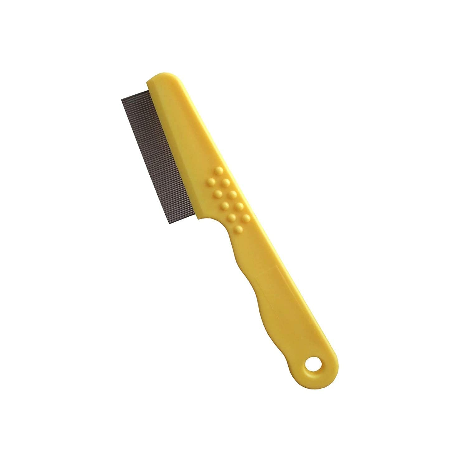 PSK PET MART Flea Comb Pet Cat Dog Lice Comb Nit Remover Grooming Brush Tools to Treatment & Remove Fleas, Mites, Ticks, Dandruff Flakes - Stainless Steel Fine Teeth (Yellow) (B0BL7B5W2N) Amazon Price History, Amazon Price Tracker