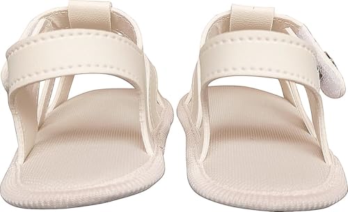 Sandalia Masculina Infantil Recém Nascido Mint Bebe Leve Macio Confortável Aberta (Branco, BR, Bebê,