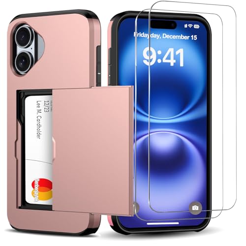 Fente pour carte cachée sur cette coque iPhone 16 Plus pour éviter les pertes