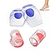 CosyInSofa Taloneras Silicona ,Taloneras Fascitis Plantar 2 pares de Cojines de Talón para Espolones de talón y dolor de Aquiles Almohadillas Suaves para pies Alivian la Presión