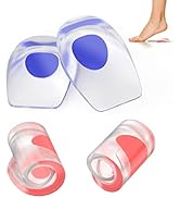 CosyInSofa Heel Cups for Plantar Fasciitis 2 Pairs Heel Cushion for Heel Spur & Achilles Pain Sof...