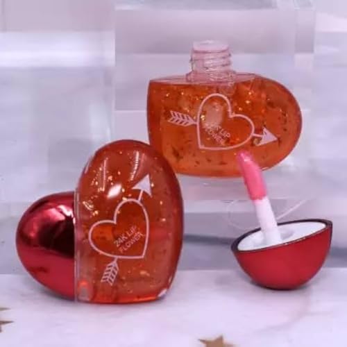 Bajajbeautyshop Heart Shaped Pink Lip Gloss, Sweet Lip Color for girls & women (1) - Image 5